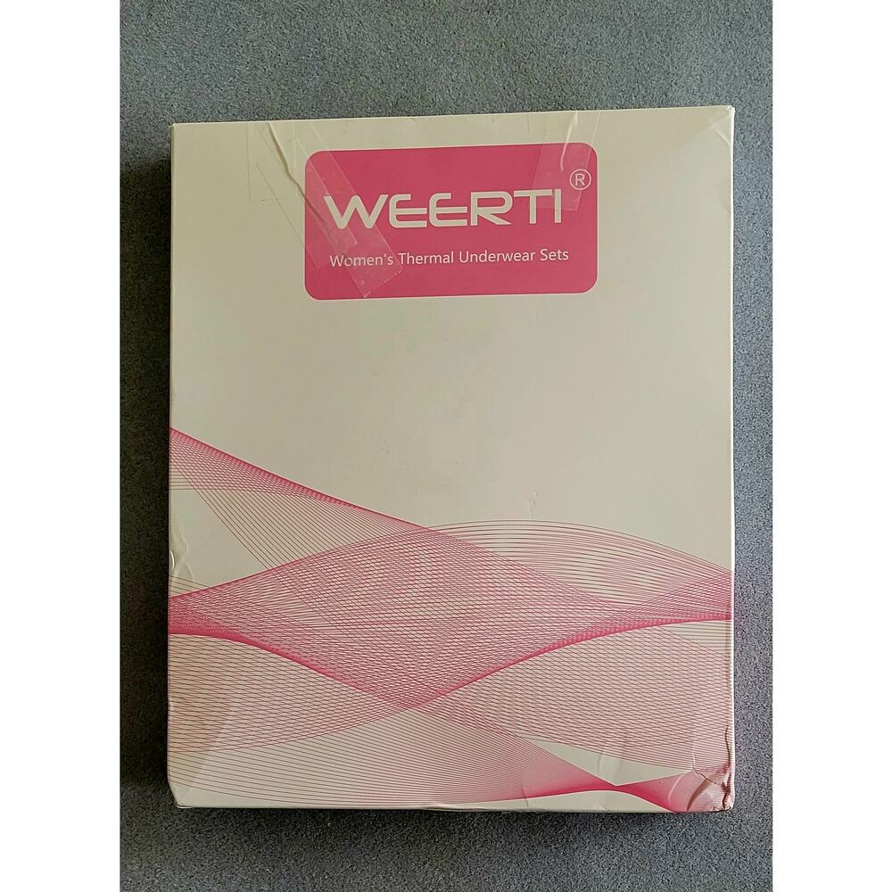 WEERTI Womens Thermal Underwear Set/Top & Bottom Set -- Sz S --NEW!!
